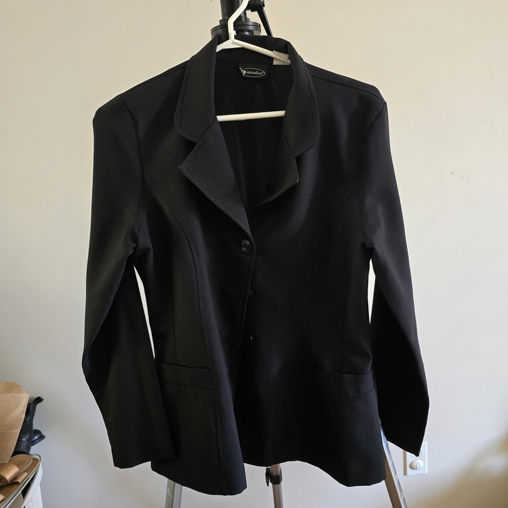 Mandee Black Blazer Relaxed Fit Suit Jacket